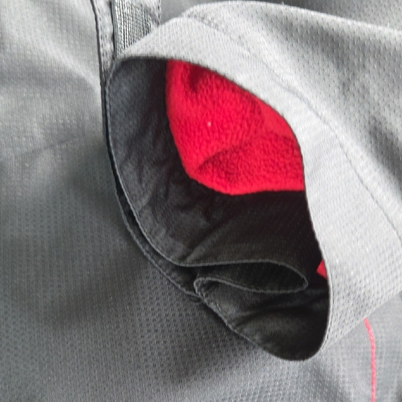 Reebok 49ers San Francisos Black and Red Hooded Windbreaker Winter Jacket - Picture 10 of 14